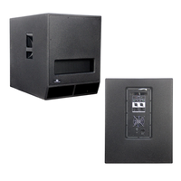 Prix Usine Promotionnel : Subwoofer Actif 18 Pouces 1100W RMS Classe D DSP Bi-amplifié avec Boîtier en Bois pour Mariages, Scènes, Bars et Performances Live