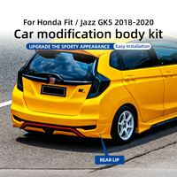 Kit carrosserie Yofer : Aileron de coffre arrière, extension de toit, lèvre de coffre, séparateur de pare-chocs pour Honda Fit Jazz GK5 3ème génération - Accessoires