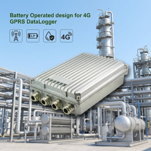 Contrôleur de température et d'humidité 4G à piles, GPRS, RS485, Modbus, enregistreur de données énergétiques domestique 4G TCP Modbus - Product Image 1