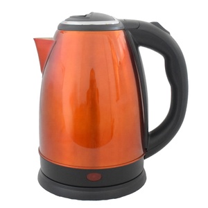 Orange <b>Kettle</b> Stainless Steel Body High Quality 1.8L Cordless Boil-Dry Hotel Use Automatic Shut-off - Product Image 1