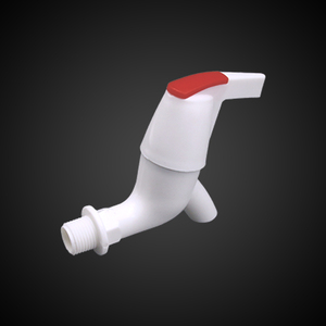 Grifo de Lavabo de Plástico de Última Generación de Yunsu Plastic Faucet Factory, Grifo de Plástico PP con Manija en Forma de L de 1/2 Pulgada - Product Image 1