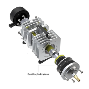 Bomba de aire magnética de CA de alta potencia externa, bomba de oxígeno para <span class=keywords><strong>estanque</strong></span> de peces de 220V, compresor, bomba aireadora de aire, 308 318 328 388D - Product Image 2