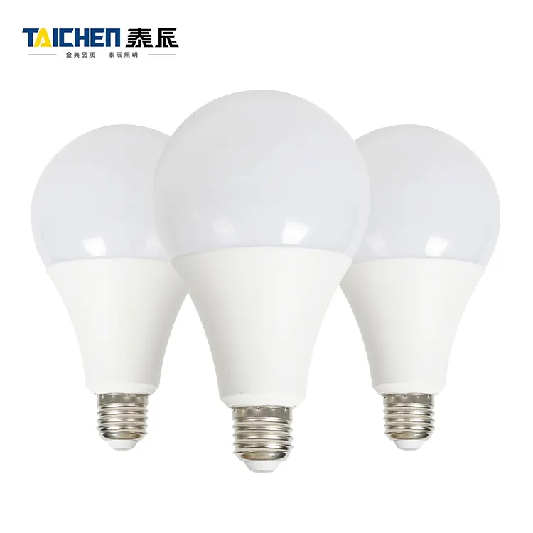 Светодиодная лампа Taichen с пластиковым покрытием, алюминиевая, настраиваемое напряжение 3, 5, 7, 9, 12, 15, 18, 22 Вт, E27, B22, светодиодная лампа