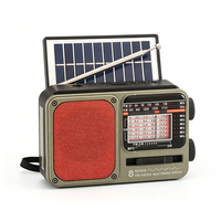 Radio Linterna Solar Inalámbrica Multibanda para Exteriores y Hogar, Gran Venta
