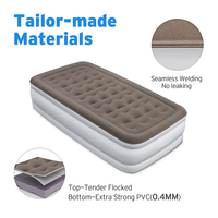 Matelas pneumatique gonflable souple et de haute qualité avec pompe intégrée