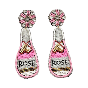 2024 Navidad nueva llegada Santa Claus diseño geométrico Stud pendientes chapado en oro rosa diamantes de imitación perlas de imitación verde aniversario - Product Image 1