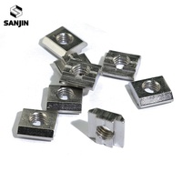 Écrous carrés en T M3 M4 M5 M6 M8, écrou coulissant en T pour fixation, profil en aluminium 2020 3030 4040 4545