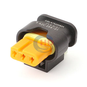 5A2C254-01 Boîtiers de connecteur rectangulaires femelles à 3 broches Accrochage gratuit en ligne pour connecteur BMW - Product Image 5