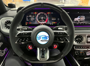 Volante in Pelle con Pulsanti Multifunzione per Modifiche alla Guida per <span class=keywords><strong>Mercedes</strong></span> <span class=keywords><strong>Serie</strong></span> A B <span class=keywords><strong>C</strong></span> E S G V CLS GLC GLE GLS GLA - Product Image 5