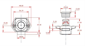 20 piezas EasytoInstall RV Gabinete Cerraduras hechas de DurableABS Materia L Adecuado para 20mm Hardware de apertura en RVsCampers y barcos - Product Image 3