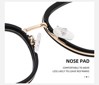 Lunettes photochromiques anti-lumière bleue œil de chat pour femmes, monture rétro en métal mixte et PC, anti-fatigue oculaire, pour usage quotidien