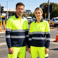 Ropa DE TRABAJO reflectante de seguridad vial para construcción de minería de alta visibilidad, ropa de trabajo de poliéster, camisas de trabajador de alta visibilidad personalizadas