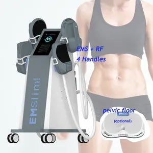 Tesla sculpt Emslim Neo RF Hi Pro schlank Emt 4 Griffe Ems Body Slimming Sculpt Muskels timulations maschine