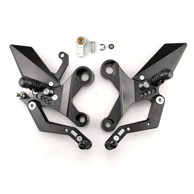 For Yamaha MT-09 TRACER/MT-09/XSR900 Rear Sets Pedal Adjustable Rear Sets Footrest Shift Lever Brake Kit