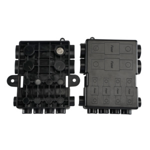 12V 32V 48 V 350A PA6 M5 M8 púrpura cobre L 6 vías automotriz autobús coche Audio Jcb 4cx Afs caja de fusibles Anl portafusibles para MIDI MEGA - Product Image 2