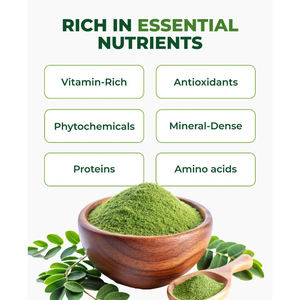 Oem/Odm Puur Natuurlijke Organische <span class=keywords><strong>Moringa</strong></span> Blad Poeder Ondersteuning Spijsvertering En Immuniteit Gezondheid <span class=keywords><strong>Moringa</strong></span> Bladeren Poeder Kruidensupplement - Product Image 3