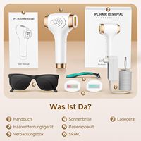 Alat Penghilang Bulu IPL Profesional 3-in-1 dengan Pendingin Es, Epilator Tanpa Rasa Sakit, Kedipan Tak Terbatas, untuk Penggunaan di Rumah & Salon