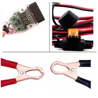 Connecteur universel OBD2 pour remplacement de batterie de voiture, économiseur de batterie, sauveur de mémoire ECU automobile, dispositif électrique d'urgence OBD2