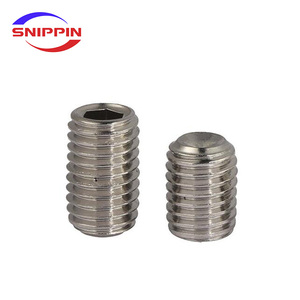 A2-70 304 스테인리스 스틸 메트릭 DIN916 육각 머리 평평한 그럽 스크류 세트 볼트 M1.6-M16 - Product Image 2