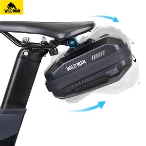 WILDMAN GD700 1L Sacoche de vélo détachable, sacoche arrière de vélo, sacoche de selle rigide imperméable pour moto - Product Image 3