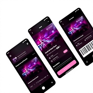 Application mobile de réservation de billets d'événements : Réservez des billets d'événements, découvrez les événements près de chez vous, garantissez-vous des places, recevez vos billets électroniques et gagnez en simplicité dans la gestion de vos réservations. - Product Image 1