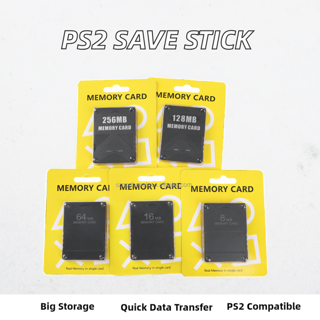 High-Speed Save Game Stick for Sony PS2 8MB-512MB Memory Game Data Storage Card Versatile 16MB 32MB 64MB 128MB 256M Accessories