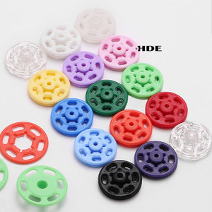 <span class=keywords><strong>Botones</strong></span> a Presión Redondos Transparentes Invisibles Ecológicos de Nailon de Dos Piezas para Ropa de Bebés y Niños, Cierre Oculto para Camisas - Product Image 6
