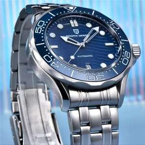 นาฬิกาข้อมือผู้ชาย PAGANI DESIGN รุ่น PD-1685 ระบบอัตโนมัติ ตัวเรือนสแตนเลสสตีล ดีไซน์สปอร์ต พร้อมกลไก 8215 ขอบหน้าปัดเซรามิก - Product Image 3