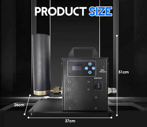 ステージイベント電気dj dmx制御垂直ポータブルフォグスイングco2ジェットスモークマシン - Product Image 5