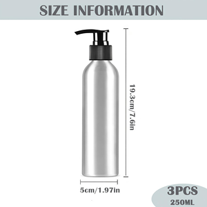 Disposable 100ml-1000ml PET Plastic Aluminum Bottle Lids Empty Cosmetic Aluminum <b>Foil</b> <b>Container</b> for Essential Healthcare Supply - Product Image 2