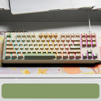 Keyboard Mekanik Berkabel 87 Tombol USB 3.0 Silikon Baru untuk Kantor Bisnis Rumah Gaming Umum Tampilan Menarik