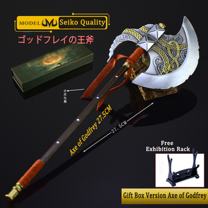 Periférico del Juego <span class=keywords><strong>Elden</strong></span> <span class=keywords><strong>Ring</strong></span>, Hacha de Godfrey de 27 CM, Edición en Caja de Regalo, Modelo de Armas Colosales, Artículo de Colección de Cosplay, Regalo para Niños, Venta al por Mayor - Product Image 4