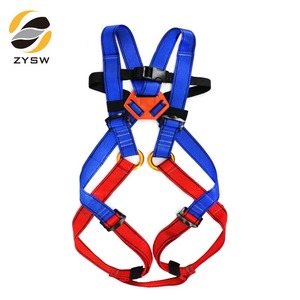 Arnés de seguridad de cuerpo completo para niños ZYSW, cinturón de seguridad de 15KN para escalada en roca, montañismo, aventuras al aire libre e interiores - Product Image 1