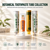 Tubes d'emballage de dentifrice en aluminium-plastique, impression UV personnalisée, contenants laminés vides 12,7-35 mm, soins bucco-dentaires