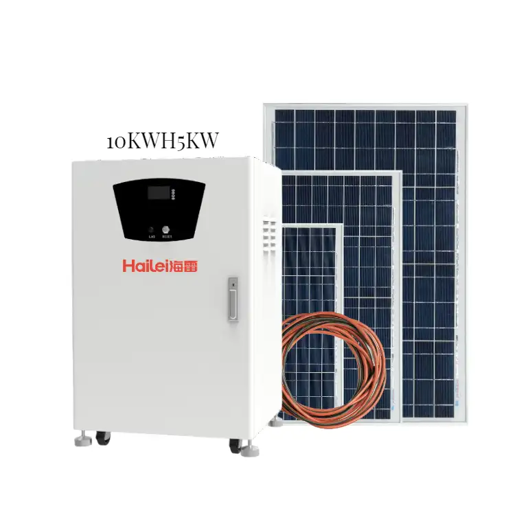 Hailei гибридная солнечная энергетическая система для дома 1 кВт 3 кВт 5 кВт 10 кВт 10 кВт все в одном 5000 Вт 10 кВтч Высокая емкость для Хранения Домашней энергии ESS UPS