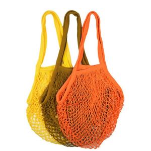Cheap Large Reusable Organic Cotton Custom Tote Mesh Tote Shopping <b>String</b> Net Fruit Mesh <b>Bags</b> for Vegetables and Package - Product Image 3