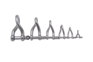 Chất lượng cao thép không gỉ 304/316 thương mại <span class=keywords><strong>Dee</strong></span> còng gian lận phần cứng Châu Âu loại lớn Bow còng cho ngành công nghiệp nặng - Product Image 3