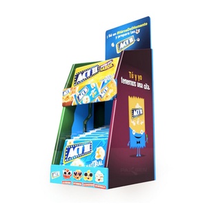 High Quality Foldable & Eco-Friendly Cardboard <b>Counter</b> Top Display Rack for Food for Showcase and Retail - Product Image 1