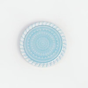 Tapis de tasse de plateau de thé à motif créatif à usage domestique 10.8cm Tapis de tasse ronds isolants thermiques Tapis de tasse et d'assiette en céramique simples Cadeau - Product Image 2