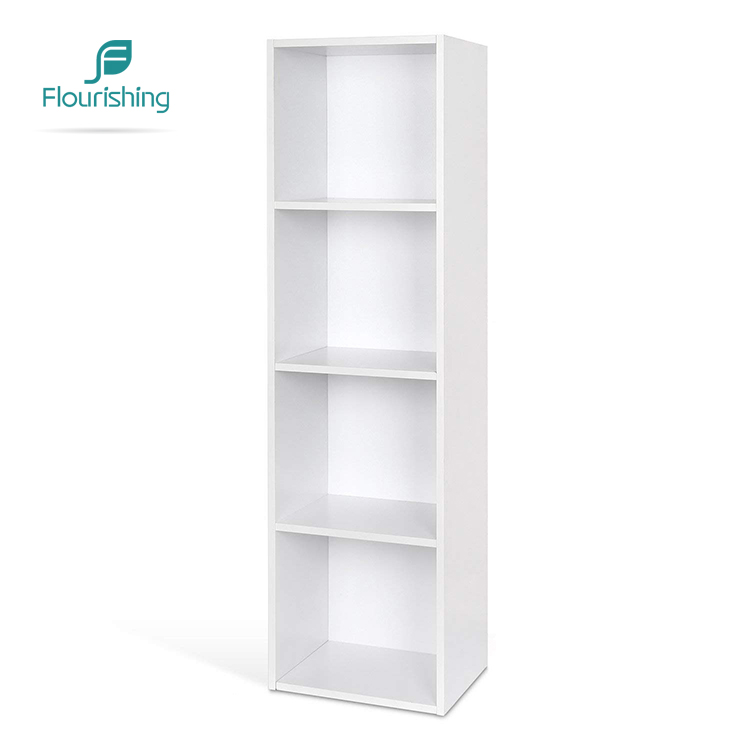 Оптовая продажа, книжная полка на заказ, деревянный книжный шкаф для гостиной с девятью кубиками