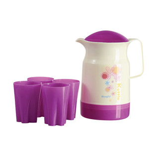 <span class=keywords><strong>5</strong></span> Cái/1.9L PP Nhựa Jug Đặt Bình Nước Cách Nhiệt Với 4 Ly - Product Image 5