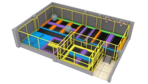 Plan de Negocios Profesional Topkidsplay, Nuevo y Más Grande <span class=keywords><strong>Parque</strong></span> de Trampolines Interior con Certificación TUV y ASTM, Capacidad para 100 Personas, <span class=keywords><strong>Cerca</strong></span> de Mí - Product Image 6