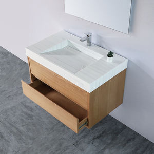 Superficie de la Mesa del tocador del baño <span class=keywords><strong>Encimera</strong></span> del fregadero de pared <span class=keywords><strong>encimera</strong></span> de lavado de superficie sólida - Product Image 1