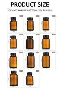 Emballage personnalisé, flacons en verre plat de haute qualité, flacons à capsules, flacons cosmétiques <span class=keywords><strong>vides</strong></span>, bouchon à vis, impression sur écran, sérigraphie - Product Image 2