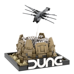 ฉากในภาพยนตร์แซนด์เวิร์มมาพร้อมกับระงับการสร้างบล็อกของเล่นตัวต่อของเล่นตัวต่อชุดบล็อก juguetes Para Los ninos - Product Image 3