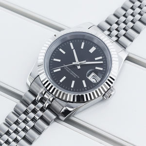 Montre mécanique pour homme de haute qualité, fabriquée en usine, avec un boîtier de 36 mm ou 39 mm, un verre saphir, sans logo, mouvement automatique <span class=keywords><strong>Seiko</strong></span> NH35, style plongeur. - Product Image 3