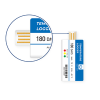Fosensor Usb Recorder Registrador Pdf de un solo uso Navegación y registrador de datos de temperatura de cadena de frío