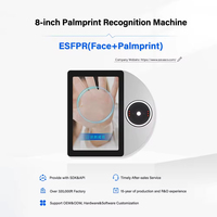 Terminal de Reconocimiento Facial y de Palma de Mano con Doble Biométrico Tengda, 50000 Usuarios, Sistema de Control de Acceso TCP IP, Puerta de Seguridad para Oficina