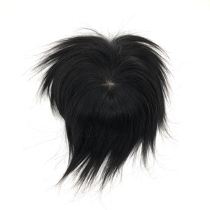 AU Real Scalp Coiffures Courtes Haute Qualité Cheveux Humains Naturel Invisible Perruque Base de Soie Prothèse Système Toupet pour Hommes - Product Image 3