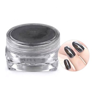 2020 Offre Spéciale Professionnel Miroir Magique <span class=keywords><strong>Noir</strong></span> Poudre De Paillettes À Ongles Brillant Chrome Pigment - Product Image 2